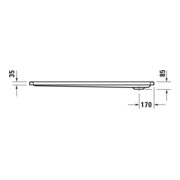 Duravit Rechteck-Duschwanne D-Code 140x75x8,5cm, weiß-4