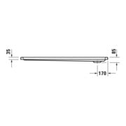 Duravit Rechteck-Duschwanne D-Code 140x90x8,5cm, Antislip, weiß-3