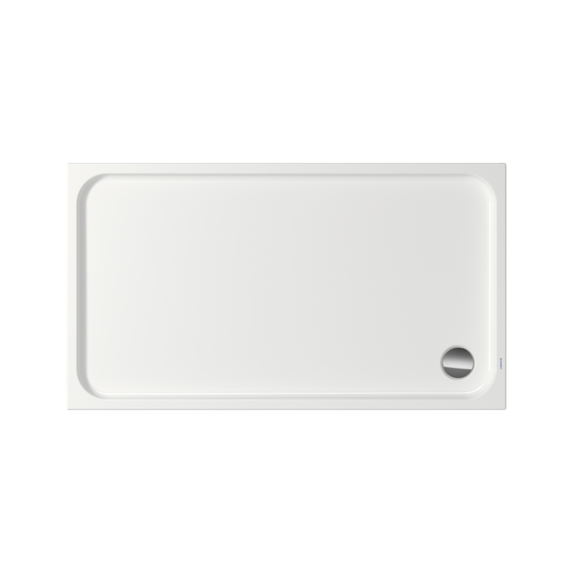 Duravit Rechteck-Duschwanne D-Code 160x90x8,5cm, Antislip, weiß