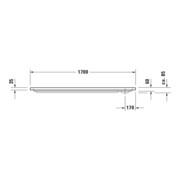 Duravit Rechteck-Duschwanne D-Code 170x75x8,5cm, Antislip, weiß-4