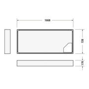 Duravit Rechteck-Duschwanne D-Code 170x75x8,5cm, Antislip, weiß-5