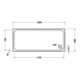 Duravit Rechteck-Duschwanne D-Code 180x80x8,5cm, Antislip, weiß-3