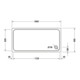 Duravit Rechteck-Duschwanne D-Code 180x90x8,5cm, Antislip, weiß-5