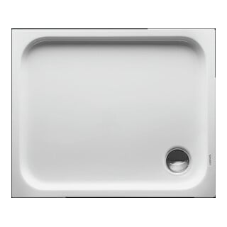 Duravit Rechteck-Duschwanne D-Code 90x75x8,5cm, Antislip, weiß