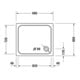 Duravit Rechteck-Duschwanne D-Code 90x80x8,5cm, Antislip, weiß-4