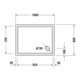 Duravit Rechteck-Duschwanne Starck Slimline 100x80x5cm, Antislip, weiß