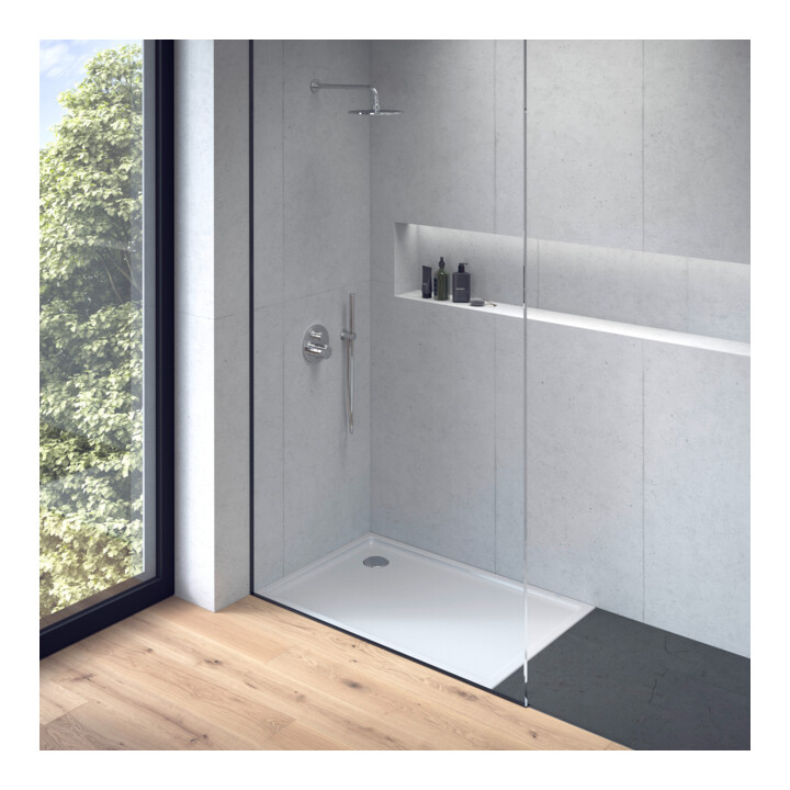 Duravit Rechteck-Duschwanne Starck Slimline 120x80x5,5cm, Antislip, weiß