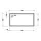 Duravit Rechteck-Duschwanne Starck Slimline 150x80x6cm, Antislip, weiß
