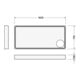 Duravit Rechteck-Duschwanne Starck Slimline 170x80x6cm, Antislip, weiß