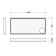 Duravit Rechteck-Duschwanne Starck Slimline 170x80x6cm, weiß