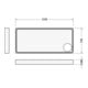 Duravit Rechteck-Duschwanne Starck Slimline 180x80x6,5cm, Antislip, weiß-5