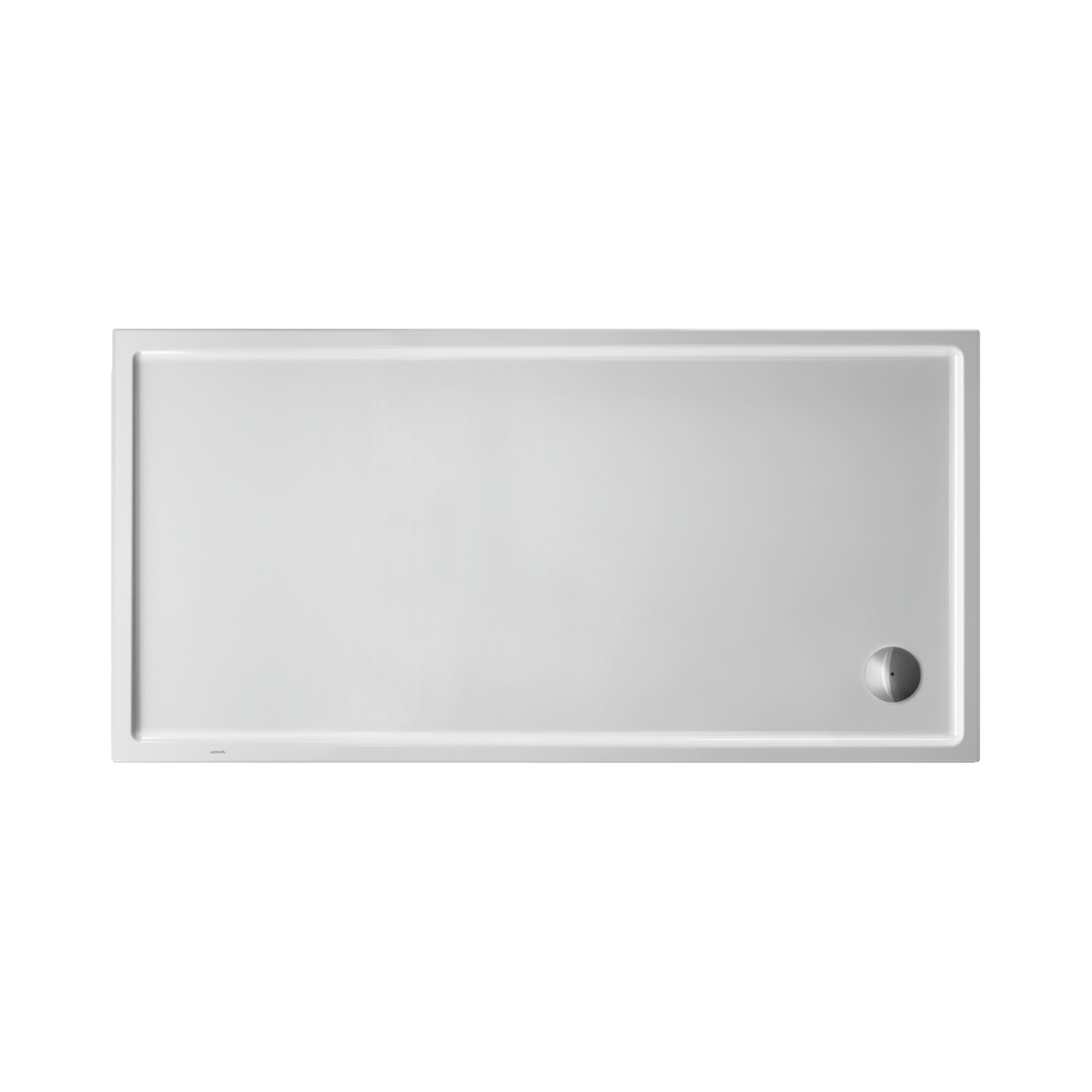 Duravit Rechteck-Duschwanne Starck Slimline 180x90x6,5cm, Antislip, weiß
