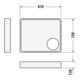 Duravit Rechteck-Duschwanne Starck Slimline 90x75x4,5cm, Antislip, weiß-4