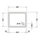Duravit Rechteck-Duschwanne Starck Slimline 90x75x4,5cm, weiß