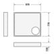 Duravit Rechteck-Duschwanne Starck Slimline 90x80x4,5cm, Antislip, weiß