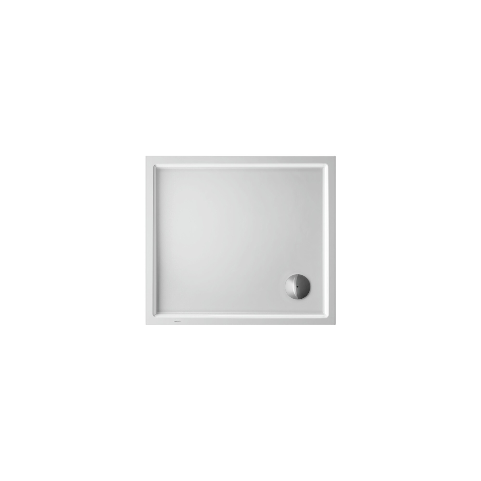 Duravit Rechteck-Duschwanne Starck Slimline 90x80x4,5cm, weiß