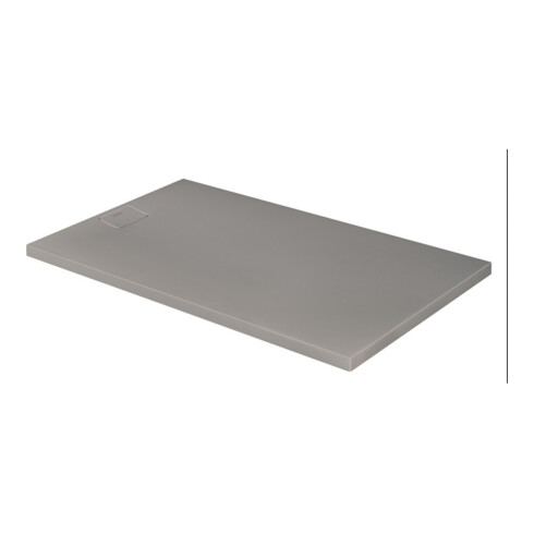 Duravit Rechteck-Duschwanne Stonetto 160x100x5cm, Beton grau