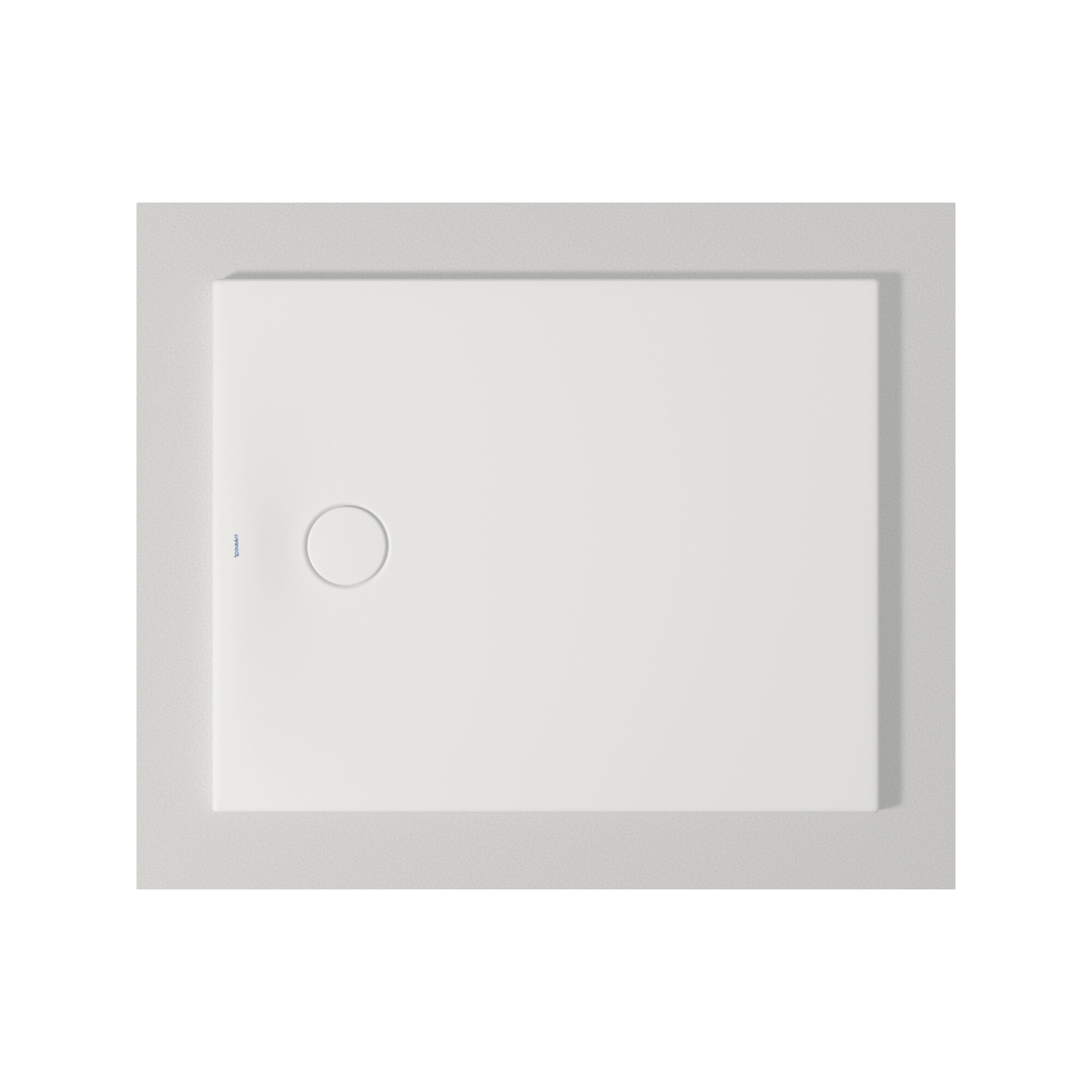 Duravit Rechteck-Duschwanne Tempano 100x80x4cm, weiß, bodenbündig