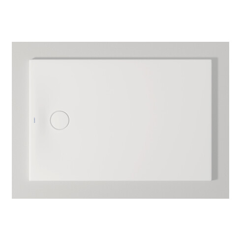 Duravit Rechteck-Duschwanne Tempano 120x80x4,5cm, weiß, bodenbündig