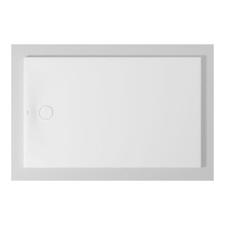 Duravit Rechteck-Duschwanne Tempano 160x100x5cm, bodenbündig, Antislip, weiß