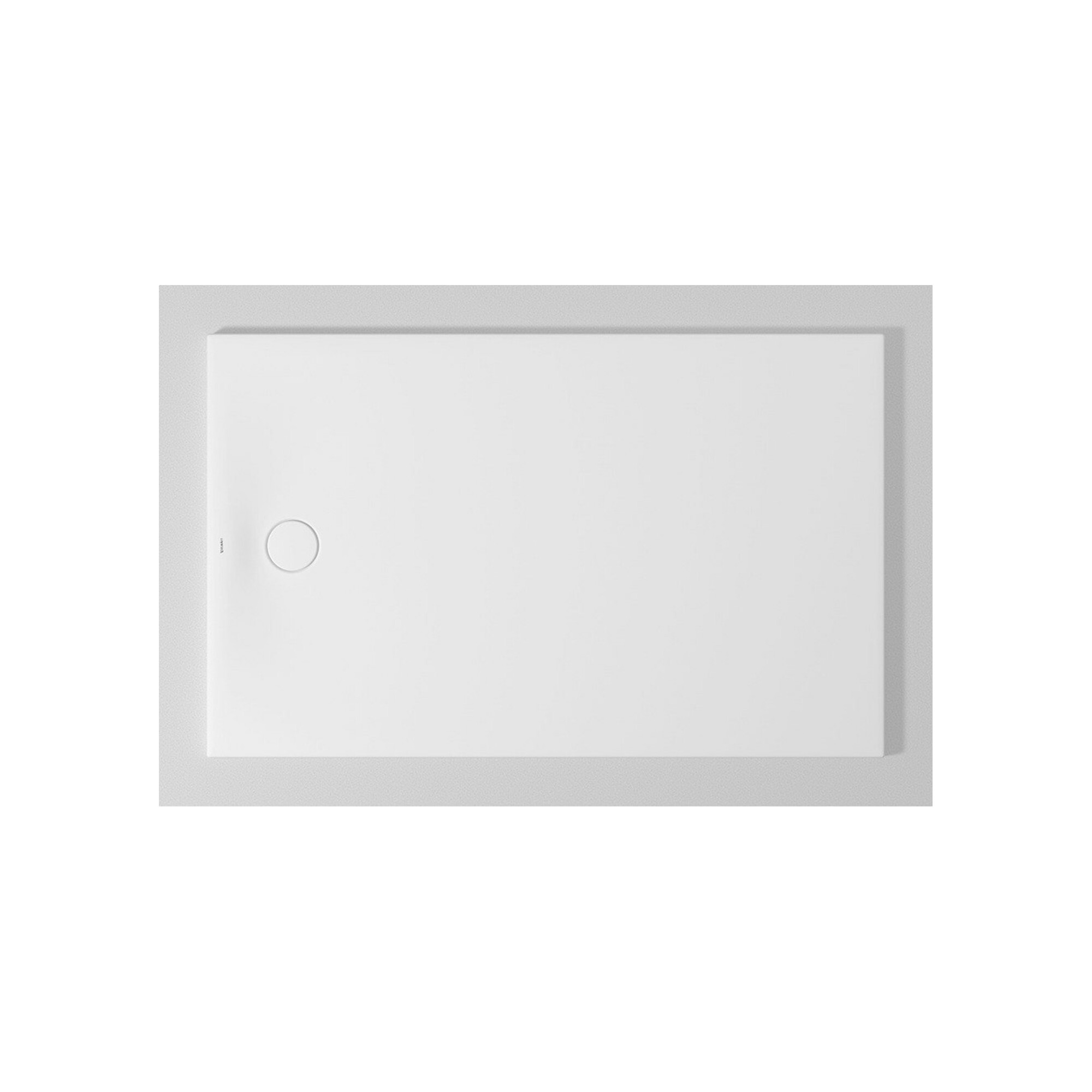 Duravit Rechteck-Duschwanne Tempano 160x100x5cm, bodenbündig, Antislip, weiß