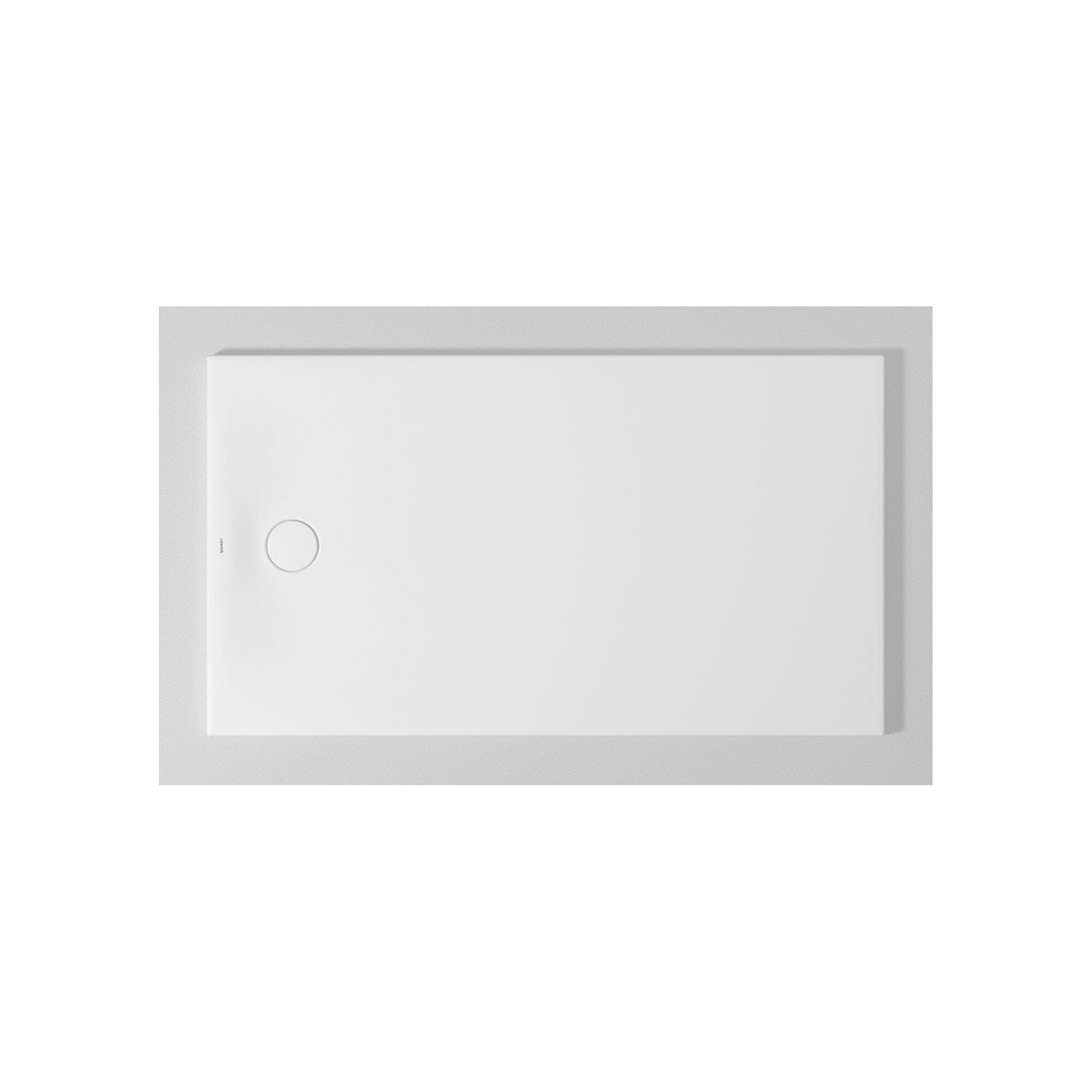 Duravit Rechteck-Duschwanne Tempano 160x90x5cm, bodenbündig, Antislip, weiß