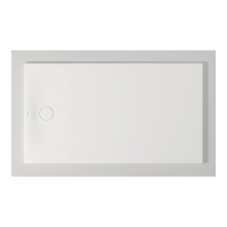 Duravit Rechteck-Duschwanne Tempano 160x90x5cm, bodenbündig, weiß