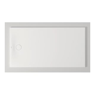 Duravit Rechteck-Duschwanne Tempano 170x90x5cm, weiß, bodenbündig