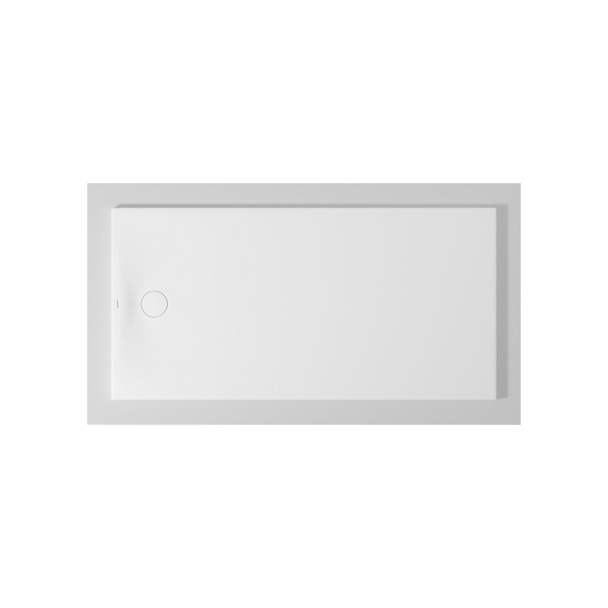 Duravit Rechteck-Duschwanne Tempano 180x90x5,5cm, bodenbündig, AS, weiß