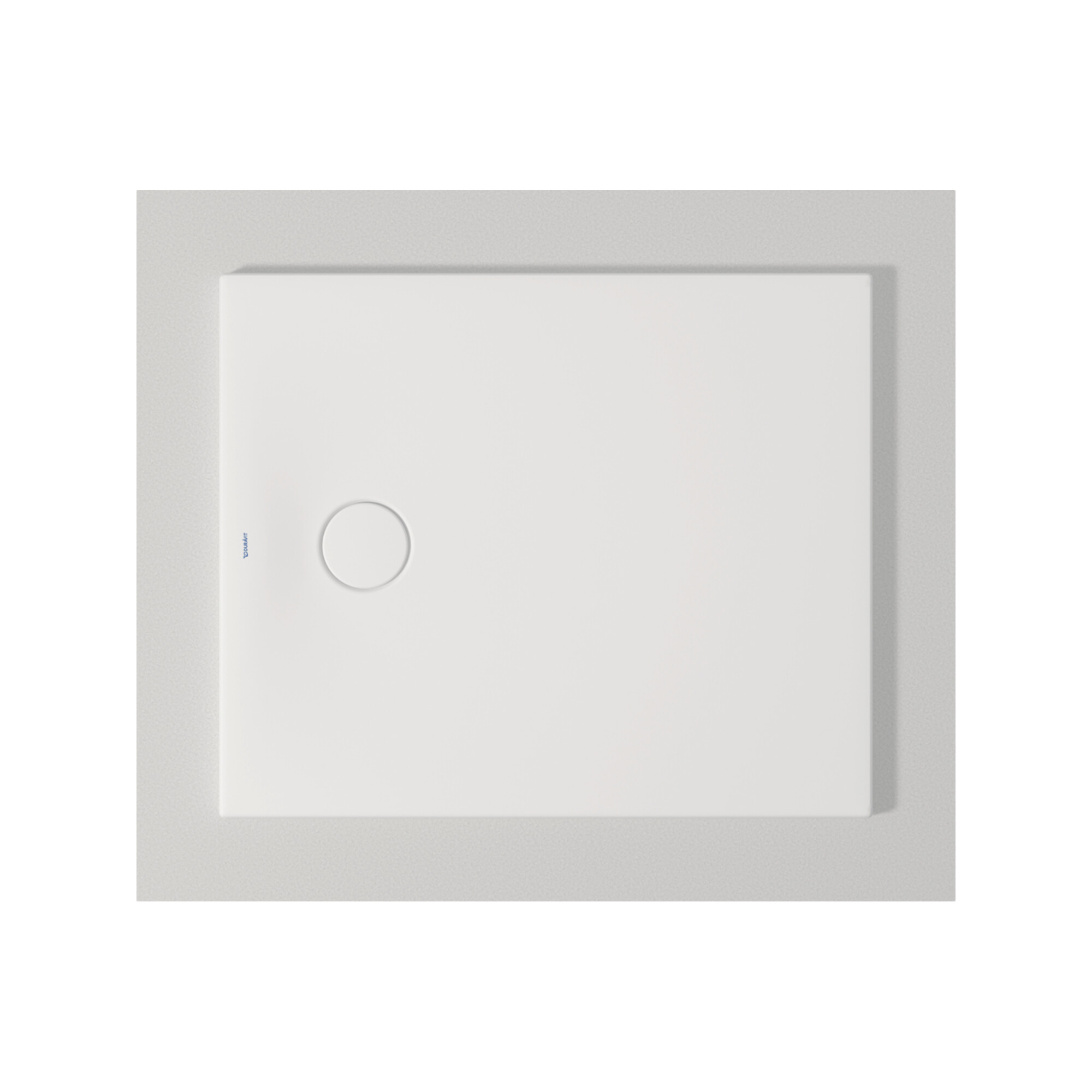 Duravit Rechteck-Duschwanne Tempano 90x75x4cm, weiß, bodenbündig
