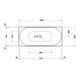 Duravit Rechteck-Whirlwanne D-Neo 180x80cm, EB-Version, 2 RS, weiß-4