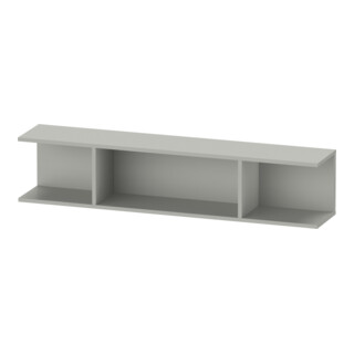 Duravit Regal Ketho.2 80x15x17cm, hor, 3 Fäch., betongrau matt