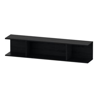 Duravit Regal Ketho.2 80x15x17cm, hor, 3 Fächer, eiche schwarz