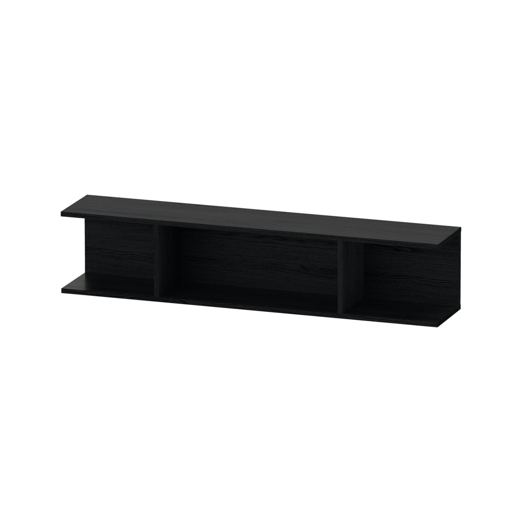 Duravit Regal Ketho.2 80x15x17cm, hor, 3 Fächer, eiche schwarz