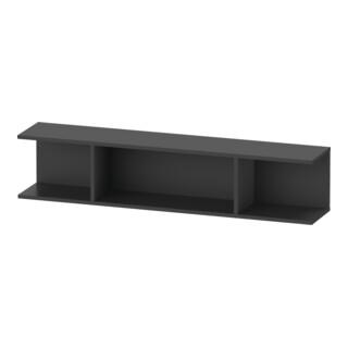 Duravit Regal Ketho.2 80x15x17cm, hor, 3 Fächer, graphit matt