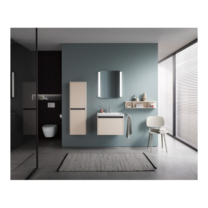 Duravit Regal Ketho.2 80x15x17cm, hor, 3 Fächer, taupe matt