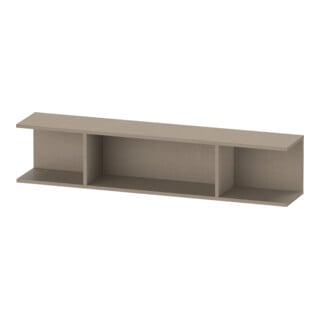 Duravit Regal Ketho.2 80x15x17cm, horizontal, 3 Fächer, leinen