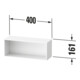 Duravit Regal Zencha 40x14x16,1cm, hor, graphit supermatt-3