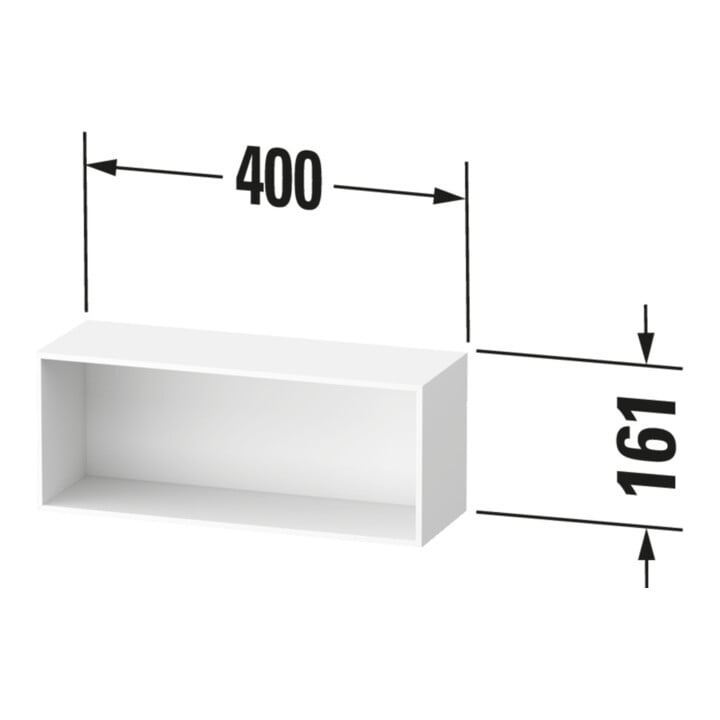 Duravit Regal Zencha 40x14x16,1cm, hor, taupe supermatt