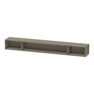 Duravit Regalelement L-Cube 100x14cm, flan. Gr hgl, 3 Fäch., hor