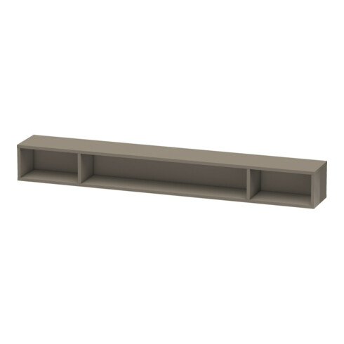 Duravit Regalelement L-Cube 100x14cm, flan. Gr hgl, 3 Fäch., hor