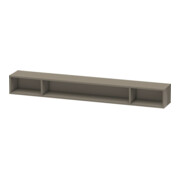 Duravit Regalelement L-Cube 100x14cm, flan. Gr hgl, 3 Fäch., hor