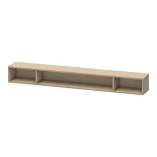 Duravit Regalelement L-Cube 100x14cm, leinen, 3 Fächer, horizontal