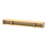 Duravit Regalelement L-Cube 100x14cm, med. Ei, 3 Fächer, horizontal