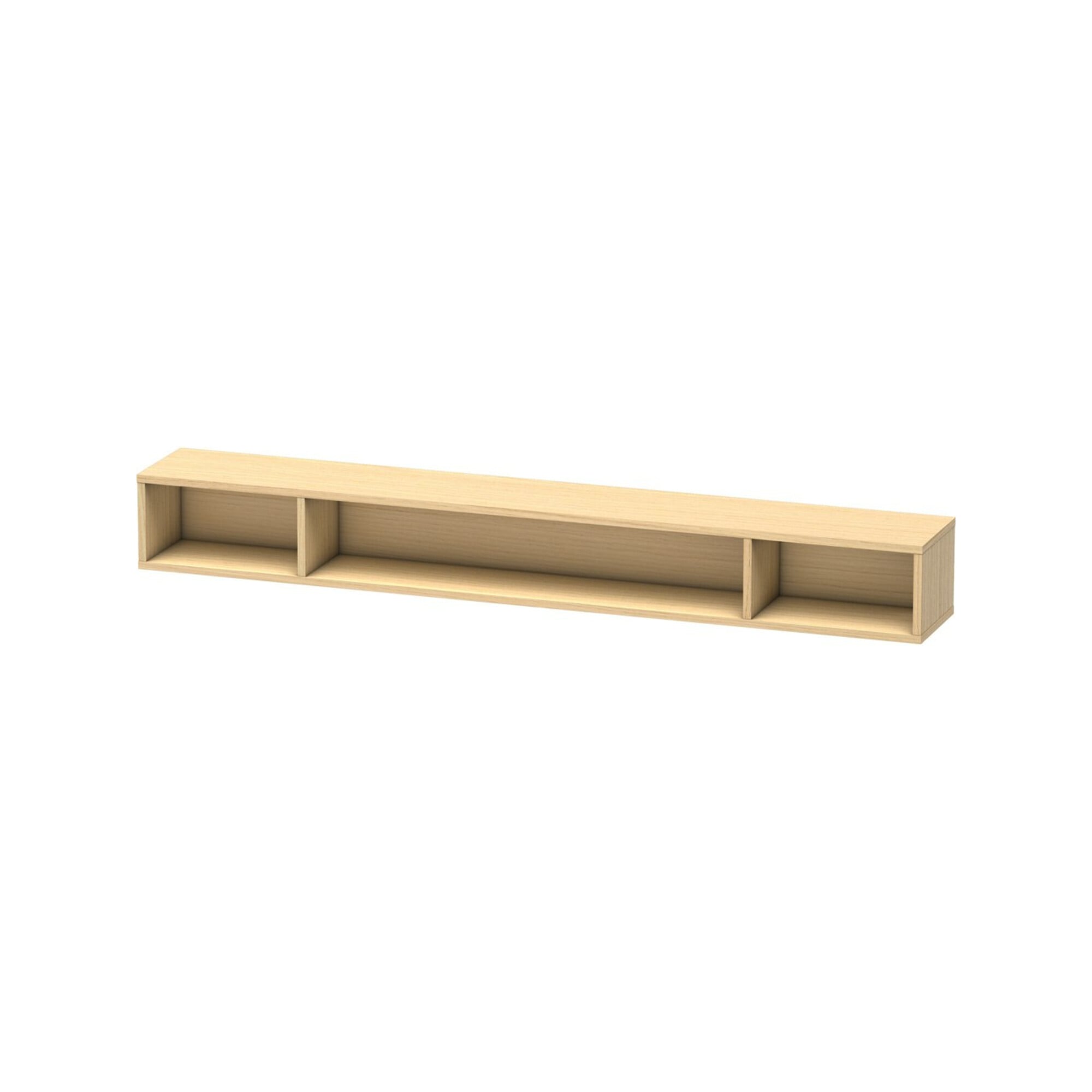 Duravit Regalelement L-Cube 100x14cm, med. Ei, 3 Fächer, horizontal