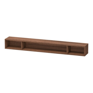 Duravit Regalelement L-Cube 100x14cm, Nussb dkl., 3 Fäch., hor