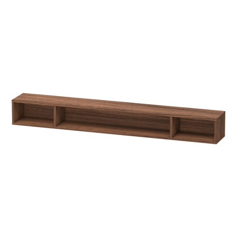 Duravit Regalelement L-Cube 100x14cm, Nussb dkl., 3 Fäch., hor