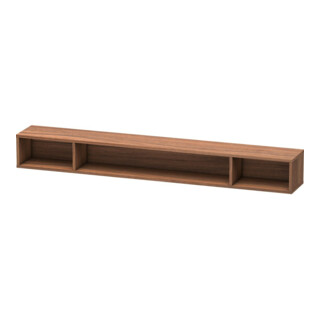 Duravit Regalelement L-Cube 100x14cm, Nussb Nat, 3 Fäch., horizontal
