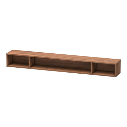 Duravit Regalelement L-Cube 100x14cm, Nussb Nat, 3 Fäch., horizontal