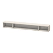 Duravit Regalelement L-Cube 100x14cm, Tau matt, 3 Fächer, horizontal